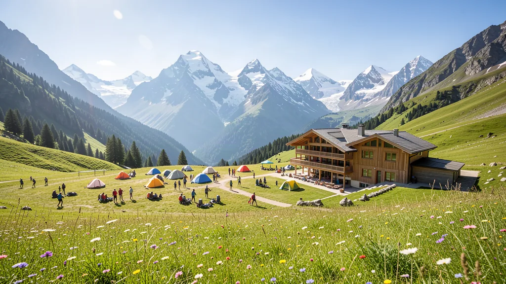 sportelo Tarife & Standorte – Outdoor-Bergschule mit Blick auf alpine Gipfel